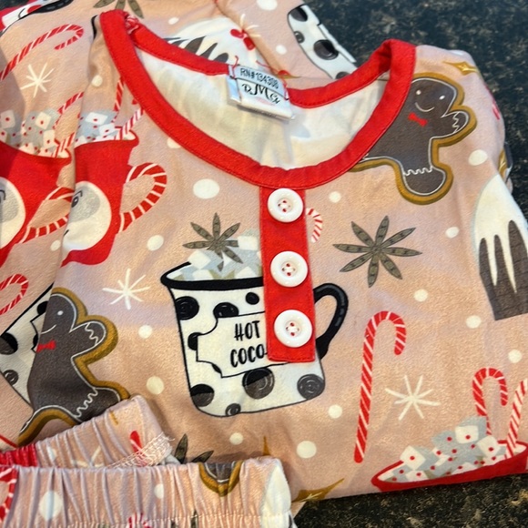 Mia Belle Christmas pjs Mommy & me hot cocoa pjs - Picture 3 of 3